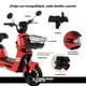 thumbnail image 4 of Bicicleta Eléctrica Motobici 350W 0-33 km/h 50km Con Canastilla Xtreme Life rojo Estandar Xtreme Life DPMOEL010000, 4 of 8