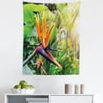 thumbnail image 1 of Plant Tapestry, Close-up Image of Strelitzia Reginae Bird of Paradise Flower Madeira Island Portugal, Fabric Wall Hanging Decor for Bedroom Living Room Dorm, 5 Sizes, Multicolor, by Ambesonne, 1 of 1