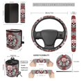 thumbnail image 6 of KUIFORTI Rose Skull Car Seat Covers Full Set Non Slip 15 Pack Automotive Rear Front Seat Protector Soft Easy Installation Comfortable Suitable for Cars, SUV and Trucks, 6 of 6
