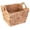 Other, variant on Water Hyacinth Rectangular Wicker Storage Baskets with Cutout Handles, Large
