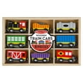 thumbnail image 4 of Melissa & Doug Wooden Magnetic Train Cars - 8 Piece Educational and Skill-Building Wooden Toy for Boys and Girls, 4 of 10
