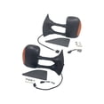 thumbnail image 3 of Power Towing Mirror Set of 2 - Manual Telescopic, Heated, Turn Signal, Foldaway - Black Textured - Compatible with 2003 - 2007 Ford F-250 Super Duty 2004 2005 2006, 3 of 3