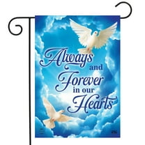 Briarwood Lane Always and Forever Doves Bereavement Garden Flag