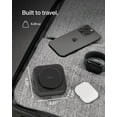 thumbnail image 3 of Belkin 2-in-1 Magnetic Charging Travel Pad 15W - MagSafe-Compatible Foldable Qi2-Certified Wireless Charging Station, iPhone Charger for iPhone 16 Series, Apple Watch 9, AirPods, and More - Black, 3 of 7