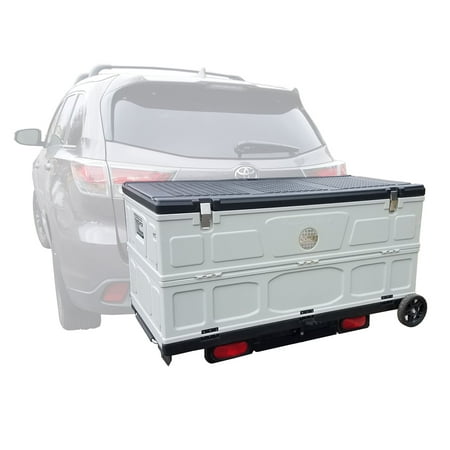 Cove Products The Cargo Box Hitch Mounted Folding Cargo Box (Best Hitch Mounted Cargo Box)