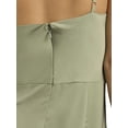 thumbnail image 5 of David’s Bridal, The Edit by DB Studio Women's Formal Twist Bodice Sheath Dress with Cutout, Ankle Length, Charmeuse, 5 of 6
