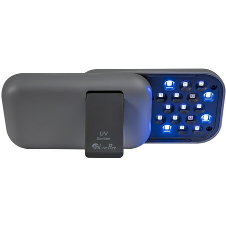 UPC: 0850009545756 | LivePure Portable UV-Sanitizer  Handheld UV Disinfectant Device with Rechargeable Battery and Medical Grade UVC Technology  Graphite Gray