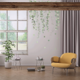 thumbnail image 3 of 4 juegos de pegatinas de pared de hojas de vid de perlas colgantes de árbol, pegatinas de pared de plantas verdes, pelar y pegar, 3 of 7