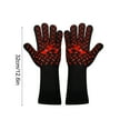 thumbnail image 3 of Par de Guantes para Horno, Guantes de Cocina Resistentes al Calor, Agarradores de Ollas con Agarre de Silicona, 32 cm, para Hornear, Barbacoa, Parrilla., 3 of 6