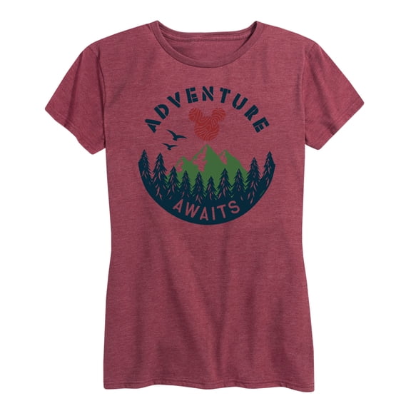 Mickey & Friends - Adventure Awaits - Women's Short Sleeve Graphic T-Shirt