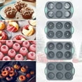 thumbnail image 2 of Shoreew 6-Cavity Silicone Wreath Mold Christmas Baking Mold for Cupcakes Soap Chocolates Flexible DIY Craft & Holiday Treats Mold, 2 of 7