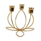 thumbnail image 5 of Candelabro de hierro, elegante soporte para velas, centro de mesa, accesorio para fotos, candelabro, candelabro cónico para festivales junto a la Para 3 Velas, 5 of 9