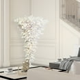 thumbnail image 3 of Vickerman 5.5' White Upside Down Artificial Christmas Tree, 250 Warm White Single Mold LED Lights, 3 of 3
