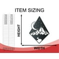 thumbnail image 2 of Metal Diamond Mountain Sky Wall Art | Indoor Outdoor 24, 2 of 5