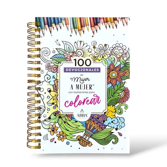 100 devocionales para colorear: De Mujer a mujer