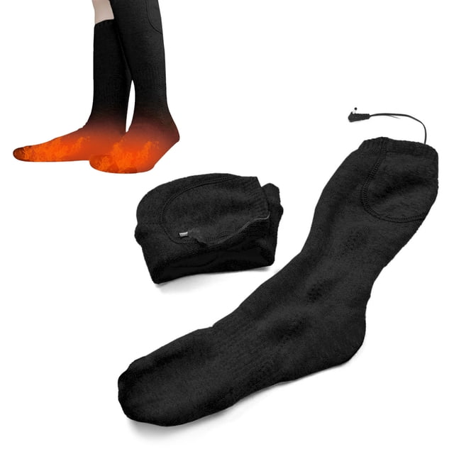 Calcetines Calentados Calcetines Eléctricos Calcetines con Batería Calcetines Cálidos Recargables para Invierno