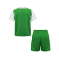 thumbnail image 4 of Kaerm Kids Basketball Uniform Team Practice Jersey Boys Athletic Tank Tops Number Vest and Mesh Green 120, 4 of 7