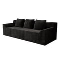 thumbnail image 4 of Leumius 71" 3 Seater Cloud Sofa Couch,Modern Corduroy Upholstered Boneless Sofa Couch with Deep Seat for Living Room,No Assembly Required,Antique Black, 4 of 5
