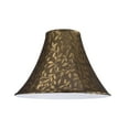 thumbnail image 2 of Aspen Creative 30046 Transitional Bell Shape Spider Construction Lamp Shade in Brown, 16" wide (6" x 16" x 12"), 2 of 4