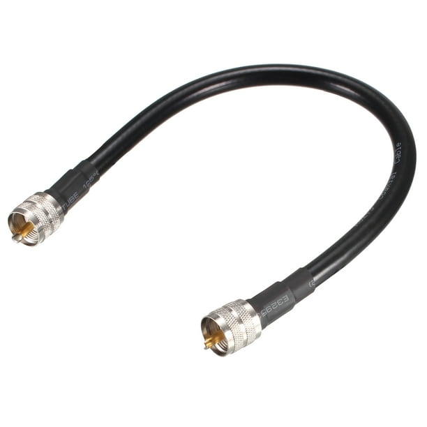 Uxcell UHF Male PL259 to UHF Male PL259 Low Loss RG213 Coax Jumper