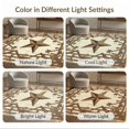 thumbnail image 7 of ODIKA 8'x10' Washable Area Rug Non-Slip Chair-Friendly Mat Cowboy Vintage Farmhouse Border Round Runway Themed Trailer Hooks Flowing for Dining Room, Large Office, Lounge, 7 of 7