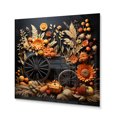 thumbnail image 2 of Designart "Country Treasures Orange Old Cart" Transportation Metal Wall Art, 2 of 5