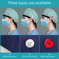 thumbnail image 5 of Gorro quirúrgico estampado de algodón para mujer, gorro de enfermera ajustable, gorro de limpieza bucal dental, 5 of 5
