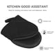 thumbnail image 3 of Wosthever Guantes de cocina versátiles y resistentes al calor de los mitones negros del horno del silicón para cocinar y cocer Herramientas y accesorios para hornear, 3 of 6