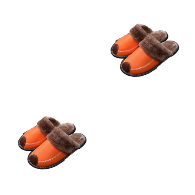 Minnieouse Zapatillas de casa, suministros de invierno, zapatos cálidos, zapatos de fondo suave, accesorios para el hogar, calentador para hombre Type3 NO3