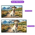 thumbnail image 5 of Welcome Fall Western Cowboy Labrador Retriever Enjoys Majestic Autumn Desk Mat Full Keyboard Mouse Pad Lab Dog Lover Gifts Large Mousepad - 01007, 5 of 5