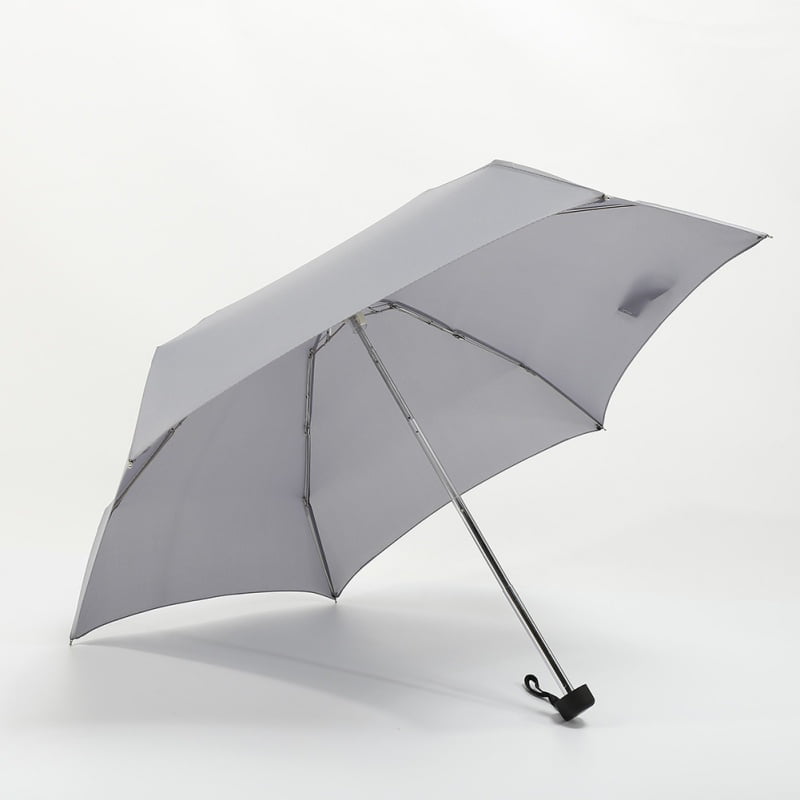 Details about   Three Folding Non-Automatic Umbrellas Sliding Function New Metal Pongee Umbrella 