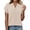 508_Beige, variant on T Shirts for Women V Neck Casual Brushed Strip V Neck Bat Short Sleeved T Shirt