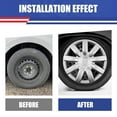 thumbnail image 6 of (4Pcs/Set)15" Sliver Hubcaps Steel Wheel Rims Cover Fit for 2002-2006 Toyota CAMRY PP Material Snap On Installation(15-Inch, Lacquer), 6 of 9