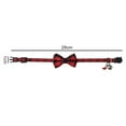 thumbnail image 2 of 2 Pack Christmas Dog Collar, Classical Buffalo Plaid Dog Collars with Removable Bow Tie, Adjustable, 2 of 5