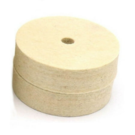 

2Pcs 3In 75mm Wool Felt Polishing Wheel Polisher Buffing Pad Disc Bench Grinder