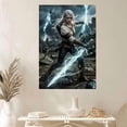 thumbnail image 3 of Ciri Poster The Witcher Wall Art Video Game Poster Gamer Poster Size 24''x36'' - The Golden Shop, 3 of 5