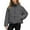Grey, variant on Winter Coats for Women Winter Warmth Long Loose Fit Coat With Adjustable Hem Drawstring Stand Collar Outerwear For Cold Weather Winter Jackets for Women