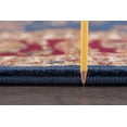 thumbnail image 4 of Transitional Area Rug (6'7'' x 9'6'' Oval) Border Navy, Beige Living Room Easy to Clean, 4 of 5