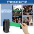 thumbnail image 6 of Uxcell Fixed Wall Mount Retractable Belt Barrier, Crowd Control Belts for Retail Store Stadium Red Belts Black/Light Green 9.84 ft, 6 of 7