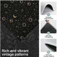 thumbnail image 3 of Black Sun Moon Star Planet Constellation Pattern Kitchen Rugs Sets Of 3,Kitchen Runner Rugs Non Skid Washable,Decorative Kitchen Floor Mats for Kitchen,Sink,Laundry,17"x30"+ 17"x47" + 17"x59", 3 of 6