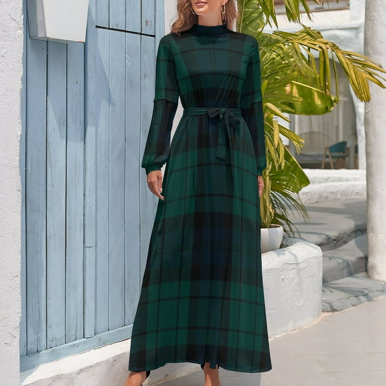 chinese dress ladies Margot Tartan Dress by Hearts & Roses London X-Small main image 0