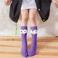 thumbnail image 2 of Aunavey Soft Toddler Tube Socks with Adorable Big Eye Pattern, 2 of 3