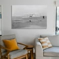 thumbnail image 6 of Vintage Posters 1903 Wright Brothers Flyer First Successful Flight Black White Photography Canvas Wall Art Prints for Wall Decor Room Decor Bedroom Decor Gifts Posters 12x18inch(30x45cm) Unframe-sty, 6 of 8