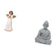 thumbnail image 5 of Figura de resina de ángel querubín sosteniendo una paloma, escultura decorativa para sala de estar, escritorio, pasillos navideños, Buda, mono, figura, 5 of 8