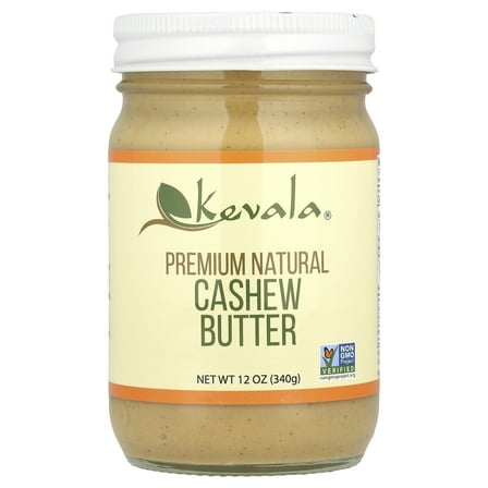 Kevala Premium Natural Cashew Butter, 12 oz (340 g)