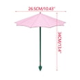 thumbnail image 2 of Plant Umbrellas for Outdoor Plants Outside Spring Flower Plant Shade 10.5 Inch UV-Resistent Patio Porch Garden Sun Umbrella Cover for Pots Outdoor Plants Garden Beds Houseplants, 2 of 5