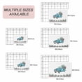 thumbnail image 6 of Summer Tropical Plants Outdoor Rug 6x9 Ft, Non Slip Washable Area Rug, Turquoise Truck Cactus Flowers Patio Rugs Carpet Runner, Large Floor Mat for Indoor/Outdoor Deck Porch Camping, 6 of 8