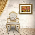 thumbnail image 3 of Jaynes Gallery 14x11 Gold Ornate Wood Framed with Double Matting Museum Art Print Titled - Tennessee Abstract of autumn forest landscape, 3 of 4