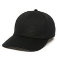 thumbnail image 4 of OC Sports PFX-120 Proflex Stretch Fit Mesh Baseball Cap - Black, 4 of 8