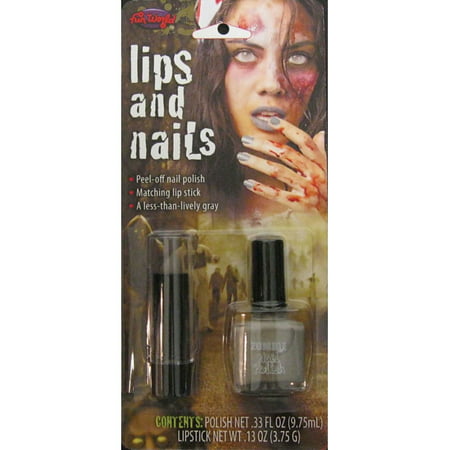 Zombie Nail Polish & Lipstick